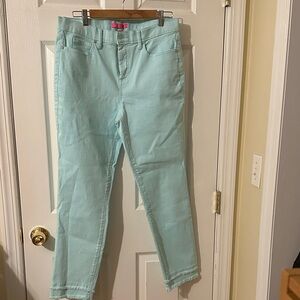 Lilly Pulitzer Mint Green Ankle Jeans